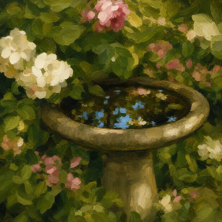 Secret Garden Birdbath