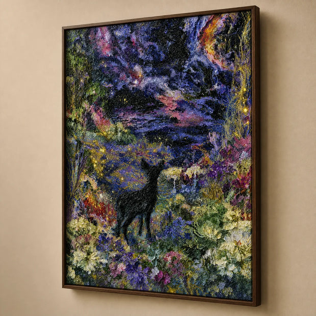 Midnight Garden Deer