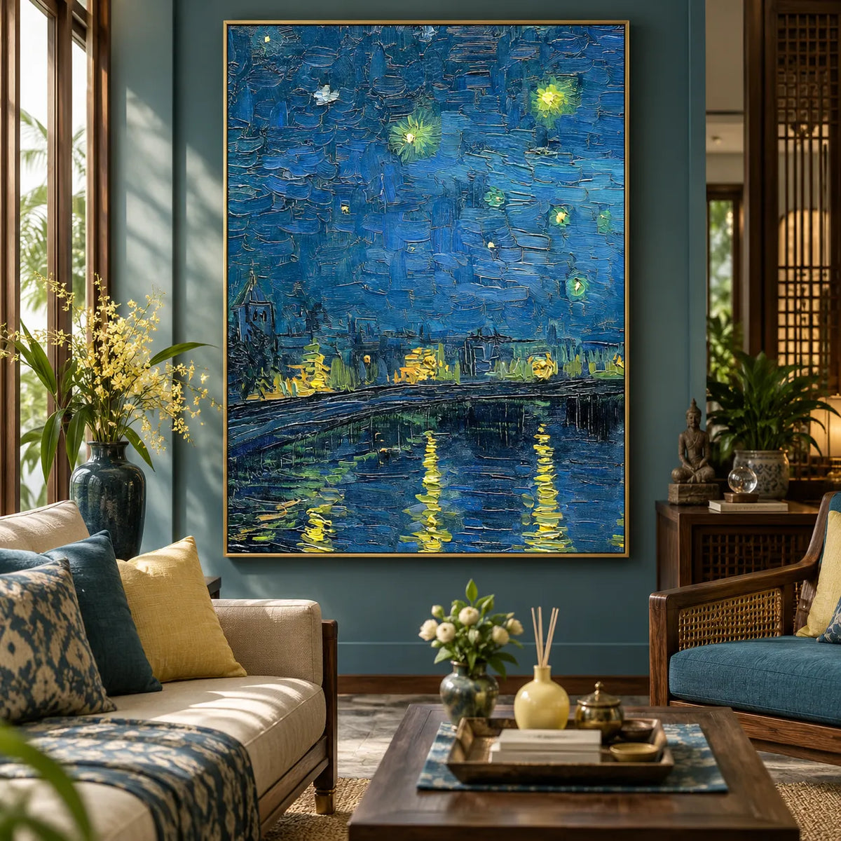 Starry Reflections Over the Rhône